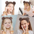 Bear Ears Headband Spa Headband and Wristband Set, Animal Ear Headband, Cute Ear Headband, Skincare Headbands for Party Cosplay Makeup Washing Fac...