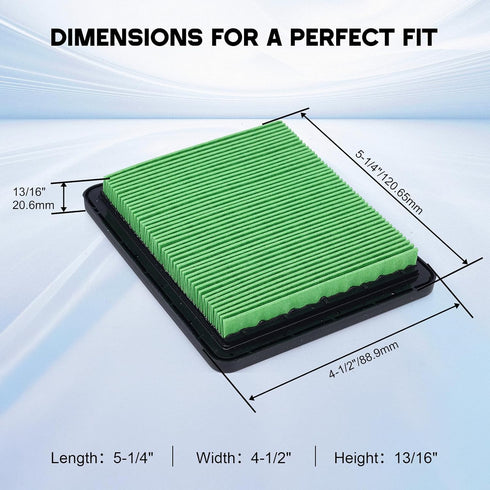 17211-ZL8-023 Air Filter for Honda GC135 GCV135 GC160 GCV160 GC190 GCV190 Engine 17211-ZL8-003 17211-Zl8-000 2Pack...