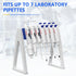 FOUR E'S SCIENTIFIC Laboratory Pipette Stand, Plastic Linear Pipettor Holder Micropipette Rack, Hold Up to 7-8 Pipettes (Pipettes Not Included)...