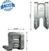 Supplying Demand WB02K10254 WB02K10020 Range Anti-tip Bracket With Screws And Instructions