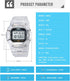 Gosasa Women's Men Youth Square Digital Watch Chronograph Countdown Dual Time Waterproof Watch...