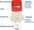 BOHS English Literacy Wiz Fun Game - Upper Case Sight Words - 60 Flash Cards - Preschool Language Learning Educational Toys...