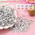 Rhinestones B7000 Glue with 14000Pcs Silver Diamonds for Crafts, Fabric Gem Glue Rhinestones Kit ss6-ss20 with Dotting Tools Clear Rhinestone for ...