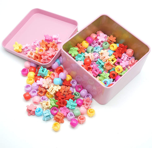 CÉLLOT 200 Pieces Little Baby Girls Hair Bangs Mini Hair Claw Clip Hair Pin Hair Accessories Clips for Girls,Teens, Kids, Toddlers Children with B...