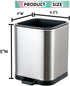 Kitchen Utensil Holder Kids Utensil Holder For Countertop Organizer Stainless Steel Kitchen Storage Baby Utensil Silverware Organizer Caddy Small ...
