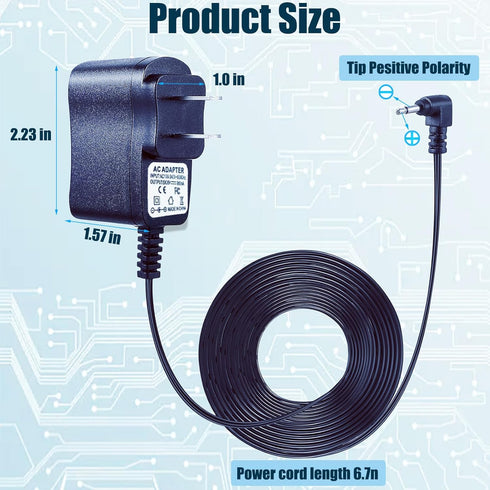 DC AC Power Adapter for Mr Heater MH18B Big Buddy & Tough Buddy Heater 6 Volt US Compatible with mr heater parts F274865 F274830 MH18BRV...
