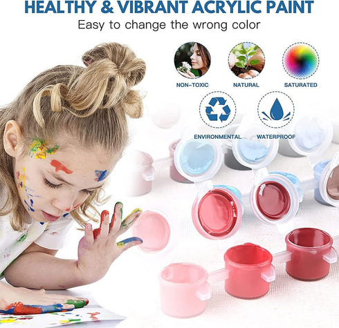 DoMyArt Acrylic Paint by Number Kit On Canvas for Adults Beginner, Paint with Acrylic Animals Art Painting Kits DIY Adult Crafts Acrylic Art Proje...