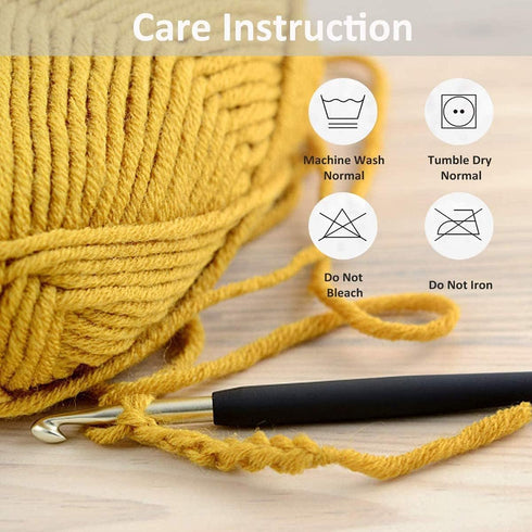 12x 10g Acrylic Yarn Knitting Wool Crochet Yarn, Ideal for Beginners, Kids Crafts, Small Projects......