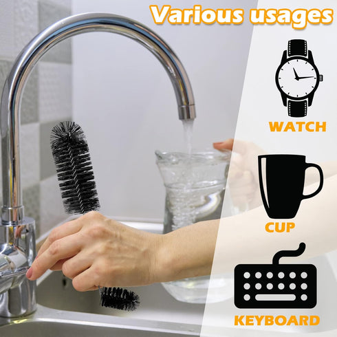 Hummingbird Feeder Cleaning Brush 19 Pieces 3 Size Mini Nylon Brush Set Double Headed Hummingbird Brush Clean Hard to Reach Places Tiny Cleaning B...