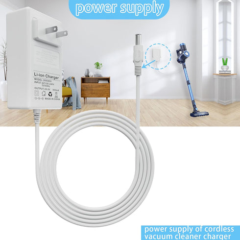 28.8V Charger Compatible with Shark DK33-288080H-U IZ462H IZ440H IZ482H IZ483H IZ662H IZ682H IZ441HBRN Vertex Lightweight Cordless Stick Vacuum...