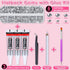 Audab B7000 Jewelry Adhesive Glue with Rhinestones for Crafts, 2100Pcs Flat Back Gems Crystal Rhinestones with Tweezer Dotting Tools Clear Glue fo...