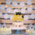 Owl Cake Topper Happy Birthday Sign Cake Decorations for Owl Themed Kids Boy Girl Birthday Baby Shower 1st Bday Party Supplies Gold GoldSparkle Dé...