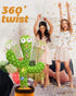 Dancing Talking Cactus Toy, Cactus Baby Toy Singing Mimicking Repeating Recording Cactus Toy, Silly Sunny The Cactus with 3xAA Battery...