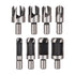 Rocaris 8pcs Wood Plug Cutter Drill Bit Set Straight and Tapered Taper Cutting Tool Cork Drill Bit Knife 6mm 10mm 13mm 16mm...