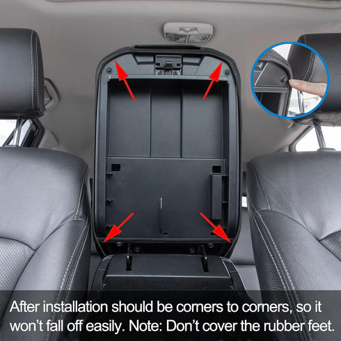 JDMCAR Center Console Armrest Cover Compatible with Toyota 4Runner Accessories 2010-2024,Customized Neoprene Center Console Protector...