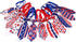 4th of July Dog Ties, 12pcs Independence Day Blue and Red Samll Dog Collar Neck Ties, Handmade Patriotic Day Dog Ties for Small Dogs, Pet Dog Ties...