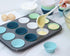 Silicone Baking Muffin Cups 12 Pack, Reusable Cupcake Liners Cake Molds, BPA Free, Dishwasher Safe(White, Green, Navy, Dusty Blue)...
