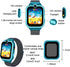 PTHTECHUS Smart Watch,SmartWatch for Kids Girls Audio Stories Kids Smart Watches Ages 4-12,18 Puzzle Games Kids Watch with 2 Camera Video Music Pl...