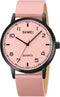 Mens Simple Leather Watch 40mm Dial Casual Business Watch Analog Reloj de Hombre...