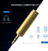 DIGITNOW Headphone Adapter 6.35mm (1/4 Inch) Male to 3.5mm (1/8 Inch) Female and 3.5 mm Male Plug to 6.35 mm Female Jack, Audio Stereo TRS Convert...