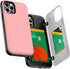 GOOSPERY for iPhone 12/12 Pro (2020) 6.1-Inch Card Holder Wallet Case, Protective Dual Layer Bumper Phone Back Cover with Hidden Mirror - Pink...