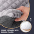 IEUUMLER Dog Bed, Reversible Washable Mat, Soft Premium Plush Dog Crate Pad, Pet Sleeping Mattress for Small/Medium/Large Dogs and Cats FC014 (Gra...