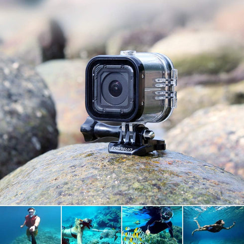 60m Waterproof Dive Housing Case with Bracket Accessories for GoPro Hero 5 Session Hero 4 Session Hero Session Cameras...
