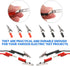 Glarks 60Pcs 53MM Metal Alligator Clip Clamp Assortment Kit Crocodile Electrical Test Clamps Assortment Kit for Laboratory Testing, with Single Ca...