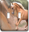 3dRose lsp_4799_2 " Palomino Horse Double Toggle Switch...
