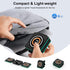3 in 1 Wireless Charging Station with 20W USB C Power Adapter for iPhone 15/14/13 Series,Magnetic Mag-Safe Foldable Travel Charger Stand Pad for M...