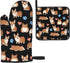 Cute Corgi Dog Heat Resistant Oven Mitts and Pot Holders Sets Non Slip Kitchen Gloves Hot Pads with Inner Cotton Layer for Cooking BBQ Baking Gril...