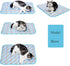 SEIS Dog Ice Pad Ice Silk Cats Kennel Mat Pet Cooling Pad Summer Cool Bamboo Mat Breathable Pad (Blue, S...