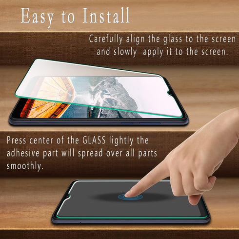 HPTech (2 Pack) Designed for Motorola Moto G Pure Tempered Glass Screen Protector, Easy to Install, Anti Scratch, Bubble Free...