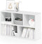 Furinno Luder Bookcase / Book / Storage , 5-Cube, White...