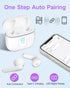 Wireless Earbuds, 5.3 Headphones 40Hrs Playtime with Charging Case, Waterproof Stereo in-Ear Earphones with Microphone for iPhone Android Cell Pho...