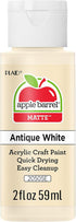 Apple Barrel Acrylic Paint in Assorted Colors (2 oz), 20505, Antique White...
