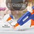 Mini Hot Glue Gun with 30 Glue Sticks for Crafts School DIY Arts Home Quick Repairs, 20W, Blue...