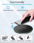Wireless Charger for Samsung Galaxy S23/S23+/S22/S22+/S21/S20/S20+/S10/S9+/S9/S8/S8+/S7/Note10/Note9/Note8, 15W Wireless Charging Pad with USB-C f...