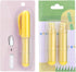 Fabric Chalk Markers, 2 Pack Refillable Chalk Pencils for Quilting and Sewing, Quilting Chalk Marker, Yellow Sewing Chalk, Sewing Notions & Access...