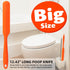 Big Poop Knife Gag Gifts, 12.42 Inch Long Poop Cutter Knife Silicone Pranks Funny Gag Gifts for White Elephant Gift Exchange, Christmas Stocking S...
