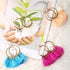 12 Pairs Bohemian Tassel Earrings for Women Trendy Colorful Fringe Summer Beach Statement Earrings...