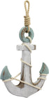 Stonebriar Anchor Wall Decor, Worn White, 1.00" x 9.50"...