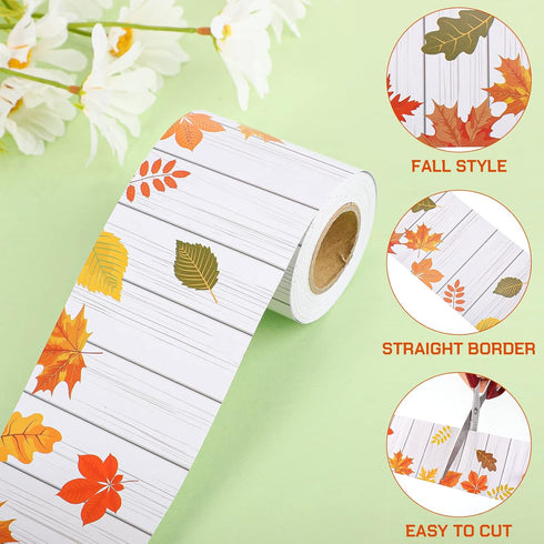 Classroom Bulletin Board Borders, 590 Inch Bulletin Border Trim Stickers for Classroom Decoration for Teacher Student Winter Christmas Party Suppl...