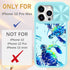 for iPhone 12 Pro Max Case with Slide Camera Cover, Sea Turtle Cases for iPhone 12 Promax with Ring Holder, Turtles Stylish Aesthetic Designer Sli...