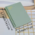 Yansanido Spiral Notebook, 8 Pcs 4 Color A6 Size Thick Plastic Hardcover 7mm College Ruled Paper 80 Sheets (160 Pages) Journal for School and Offi...