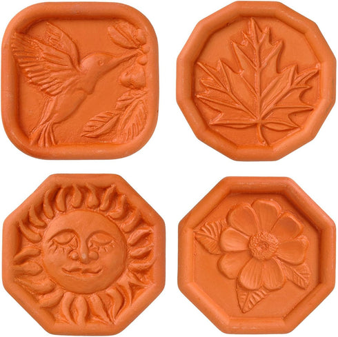 Brown Sugar Savers - Set of 4 - Hummingbird, Maple Leaf, Sun, and Daisy designs...