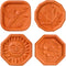 Brown Sugar Savers - Set of 4 - Hummingbird, Maple Leaf, Sun, and Daisy designs...