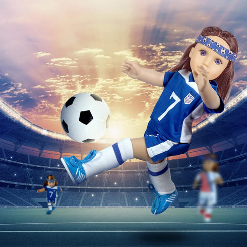 18 inch Doll Clothes Accessories - Compatible with18 Inch Girl Dolls (Sports)...