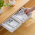 Under Desk Drawer Self-Adhesive Hidden Desktop Organizer, Attachable Desk Drawer Slide Out, Table Storage Tray for Stationery Home Office Organiza...