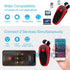 Retractable Wireless Headset Wireless Headphones Business Office Driver Earbud with Clip Retractable Noise Canceling Earbud...